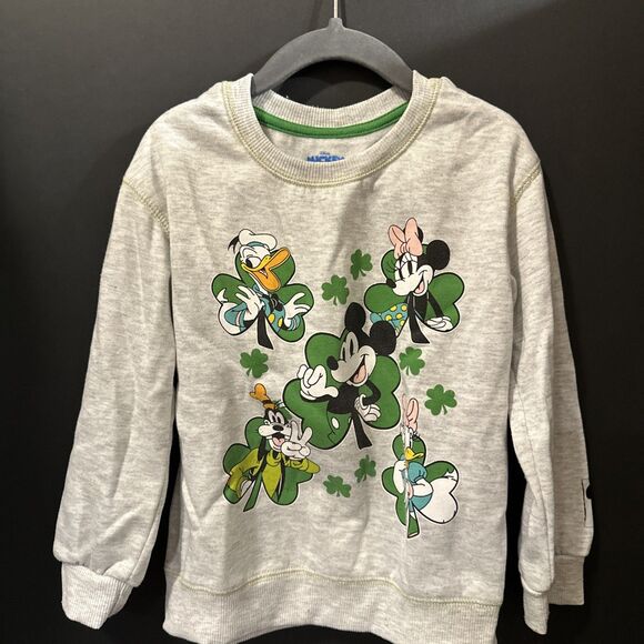 Disney Mickey And Friends 5T Toddler Sweatsuit St. Patrick’s Day Mickey & More - Picture 2 of 7